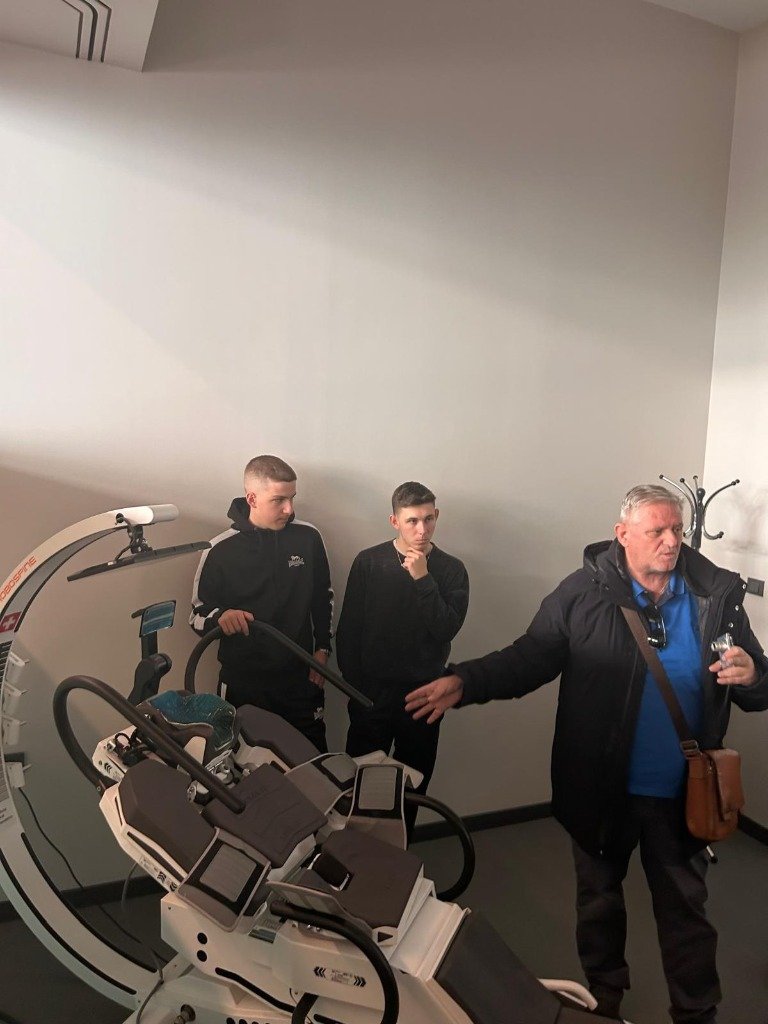 Physiotherapy demonstration